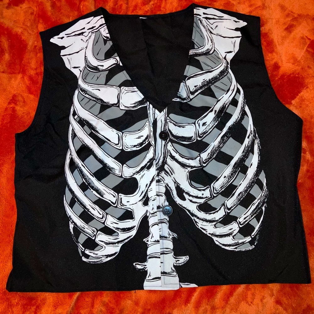 🎃 Spirit adult skeleton vest 💀